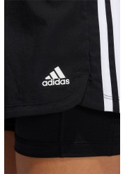 adidas Pacer 3 Stripe 2 In 1 Shorts