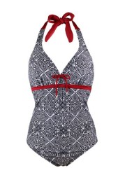 Pour Moi Starboard Underwired Halter Swimsuit