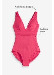 Plunge Tummy Control Swimsuit