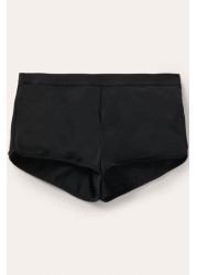 Boden Black Elastic Band Beach Shorts