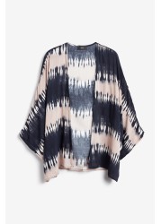 Tie Dye Print Kimono