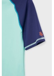 White Stuff Blue Ruby Rash Vest