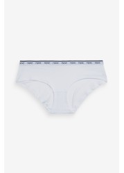 Cotton Rich Logo Knickers 4 Pack Short