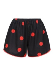 HotSquash Black Jersey Shorts Pyjama Set