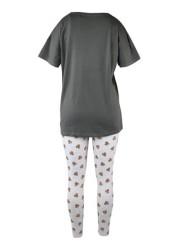 Brand Threads BCI Disney Minnie Mouse Grey Pyjamas