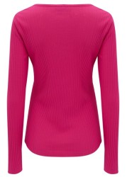 Pour Moi Rib Jersey Long Sleeve Top