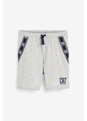 CR7 Boy's Grey And Blue Short sleeve Pyjama Set