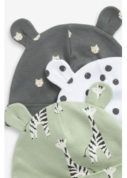 3 Pack Baby Beanie Hats (0-18mths)