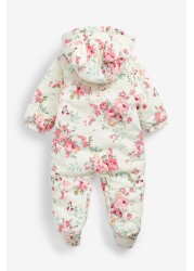 Floral Baby All-In-One Pramsuit (0mths-2yrs)