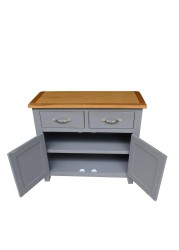 Harrogate MDF & Oak Sideboard W/Drawers (80 x 33 x 70 cm, Small)