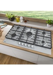 Gorenje Built-In 5-Burner Gas Hob, GW9C51X (90 x 13.2 x 52 cm)