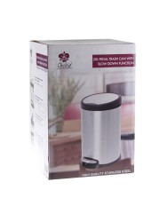 Orchid Stainless Steel Pedal Dustbin (20 L, 27 x 40.9 x 40.1 cm)