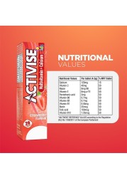 Activise Kids Multivitamin + Calcium Strawberry  Effervescent Tablet 20&#039;s