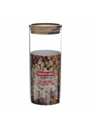 Neoflam Round Borosilicate Glass Jar W/Lid (1000 ml)