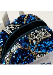 Disney Frozen Sequin Embellished Backpack - 8 inches