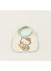 Disney Hello Kitty Print Bib with Snap Button Closure - Set of 6