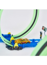 Tengleader Glow Power 49-Pieces Speed Track Racer Set