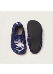 Slipstop Shark Print Slip-On