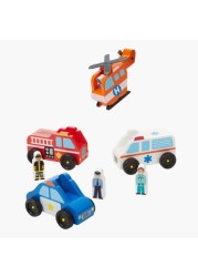 Melissa and Doug Emergency Vehicle Set