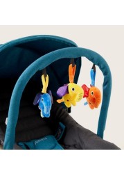 Juniors Coral Baby Rocker with Canopy