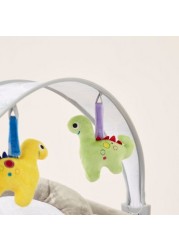 Juniors Apricot Bouncer with Removable Toy Bar