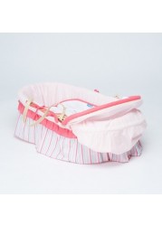 Juniors Printed Moses Basket with Hood