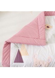 Juniors Applique Detailed Comforter and Pillow Set