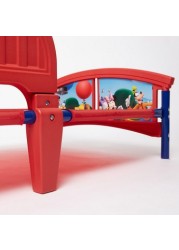 Disney Mickey Mouse Print Toddler Bed with Guardrails