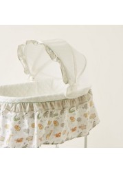 Juniors Printed Bassinet with Canopy