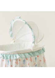 Juniors Printed Bassinet with Canopy