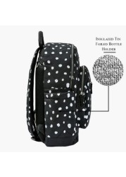 Little Story Printed Travel Diaper Backpack with Adjustable Straps