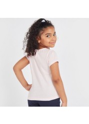 Juniors Solid Round Neck Top - Set of 2