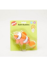 Gloo Pull String Bath Buddies Clown Fish Toy