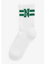 Next Sports Collegiate Style Cushion Sole Ankle Socks 4 Pack