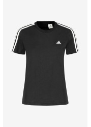 adidas 3 Stripe T-Shirt