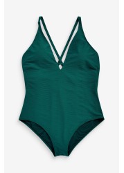 Cut-Out Plunge Swimsuit