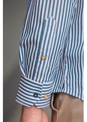 Signature Trimmed Shirt Slim Fit Single Cuff