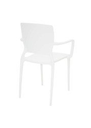 Tramontina Sofia Summa Polypropylene & Fiberglass Closed Backrest Armchair (59 x 84.5 x 50.5 cm)