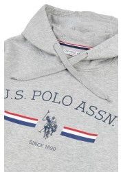 U.S. Polo Assn Grey Stripe Rider OH BB Hoodie