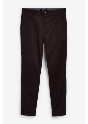 Stretch Chino Trousers Straight Fit