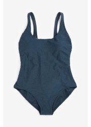 Scoop Neck Tummy Control Swimsuit