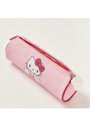 Sanrio Hello Kitty Print Pencil Pouch with Zip Closure