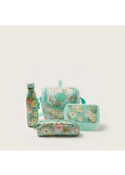 Juniors Tropical Print Lunch Box with Clip Lock Lid