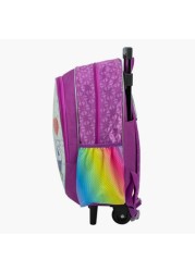 Tetris Print Trolley Backpack - 16 inches