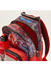 Simba Spider-Man Print 14-inch Trolley Backpack with Lunch Box and Water Bottle