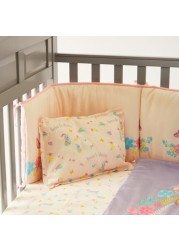 Fancy Fluff Unicorn Print 4-Piece Organic Bedding Set