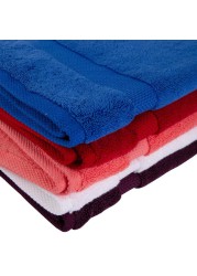 Truebell Classic Face Towel (33 x 33 cm, Dark Red)