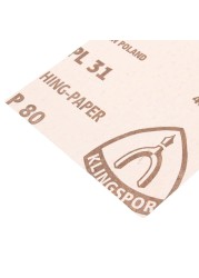 Klingspor Aluminum Oxide 80 Grit Medium Sized Sandpaper (11.5 x 28 cm, 10 pcs)