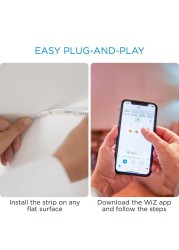 WiZ Wi-Fi LED Strip Starter Kit (200 cm)