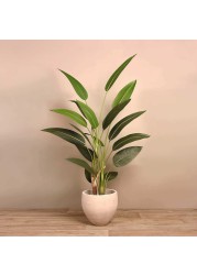 Mr Plant Strelitzia Artificial Tree W/Black Pot (30 x 30 x 185 cm)